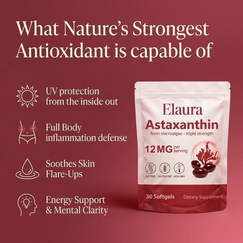 Elaura Astaxanthin Soft Gels